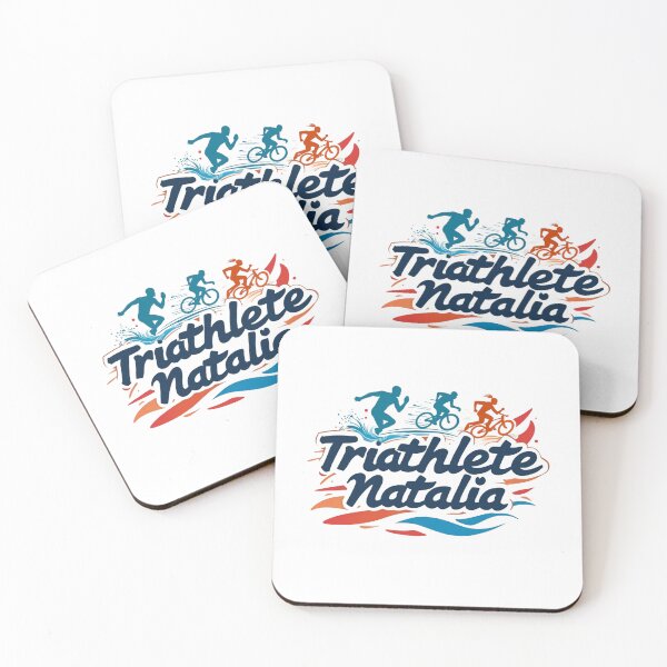 Item preview, Dynamic Triathlete Natalia - Swim, Bike, Run designed and sold by Triathlongram.
