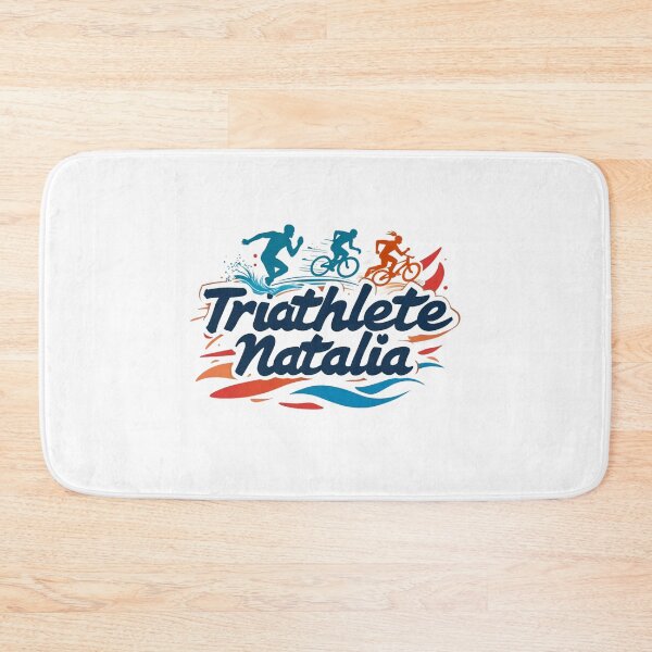 Item preview, Dynamic Triathlete Natalia - Swim, Bike, Run designed and sold by Triathlongram.