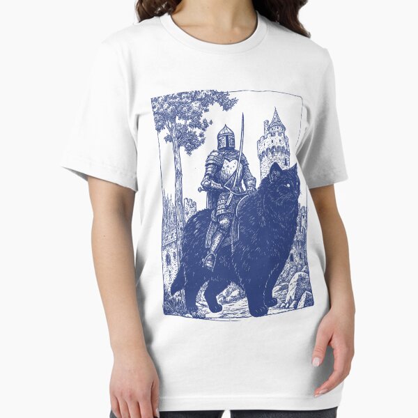 Vista previa del artículo con la obra «Camiseta vintage Knight Cat Rider, camiseta gráfica retro de los años 90, camiseta medieval divertida, arte oscuro de Grimdark, regalo meme para él, estilo Fairycore», diseñado y vendido por Rosqzz.