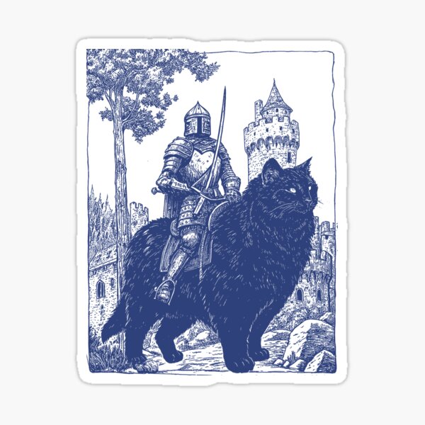 Artikel-Vorschau von Knight Cat Rider Vintage T-Shirt, Retro 90er Jahre Grafik T-Shirt, Lustiges Mittelalter Shirt, Grimdark Dark Art, Meme Geschenk für Ihn, Fairycore Style, designt und verkauft von Rosqzz.