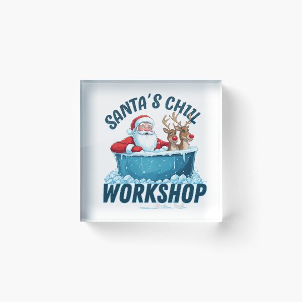 Item preview, Santa's Chill Workshop designed and sold by FitEnvy.