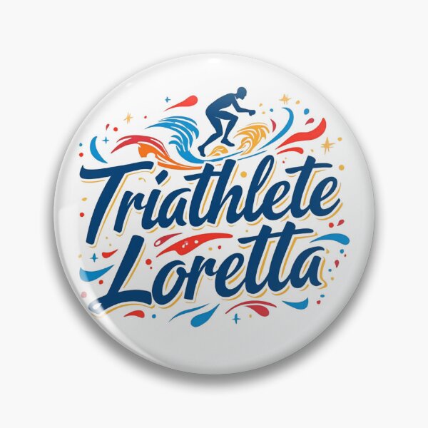 Item preview, Dynamic Triathlete Loretta - Swim, Bike, Run designed and sold by Triathlongram.
