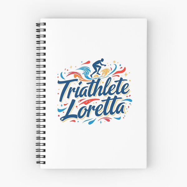 Item preview, Dynamic Triathlete Loretta - Swim, Bike, Run designed and sold by Triathlongram.