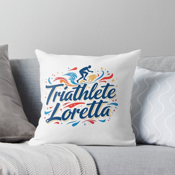 Item preview, Dynamic Triathlete Loretta - Swim, Bike, Run designed and sold by Triathlongram.