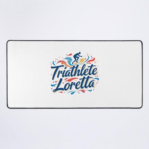 Item preview, Dynamic Triathlete Loretta - Swim, Bike, Run designed and sold by Triathlongram.