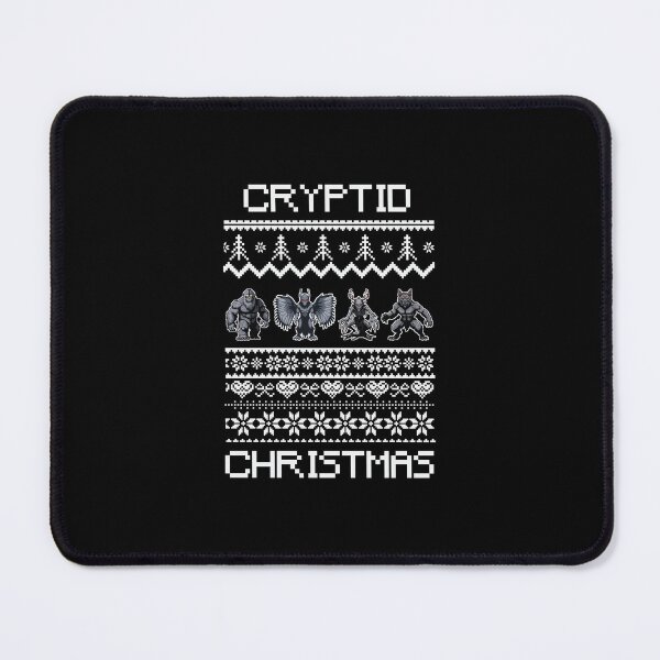 Item preview, Cryptid Christmas -  Merry Cryptids Ugly Christmas, Mothman, Sasquatch, Dogman, Wendigo designed and sold by Getup-clothing.