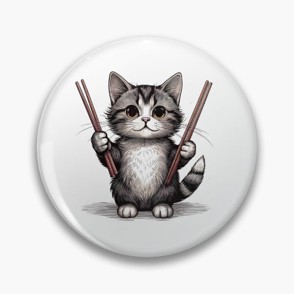 Item preview, Kitty - Chopsticks designed and sold by Jenyffercom.