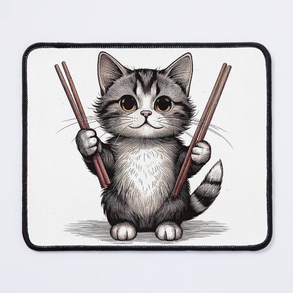 Item preview, Kitty - Chopsticks designed and sold by Jenyffercom.