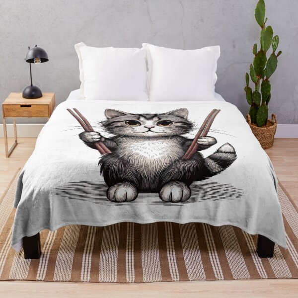 Item preview, Kitty - Chopsticks designed and sold by Jenyffercom.
