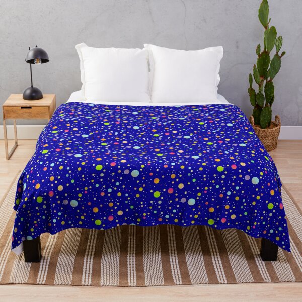 Item preview, Vibrant blue colorful polka dots | Bright blue funny spotted designed and sold by lausn.