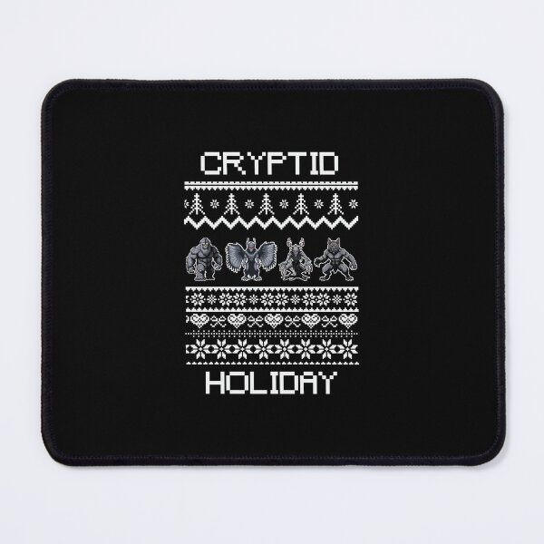 Item preview, Cryptid Christmas - Merry Cryptids Ugly Christmas, Mothman, Sasquatch, Dogman, Wendigo designed and sold by Getup-clothing.