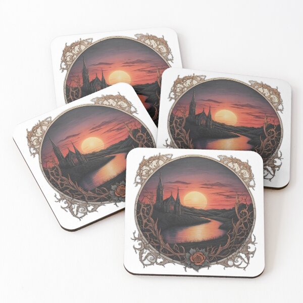 Item preview, Gothic Style Sunset Landscape  designed and sold by Nosy is Everything.