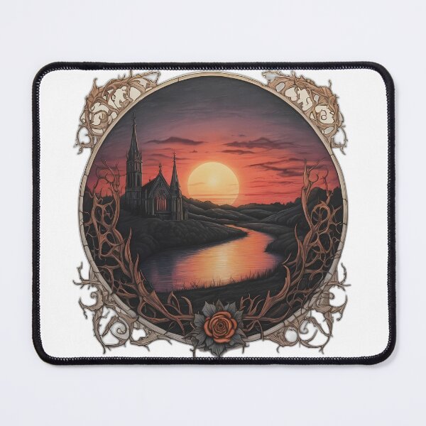 Item preview, Gothic Style Sunset Landscape designed and sold by Nosy is Everything.