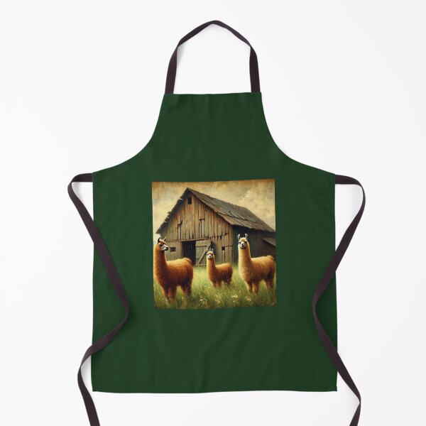 Item preview, "Llamas by the Barn" designed and sold by mustardseed-410.