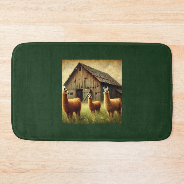 Item preview, "Llamas by the Barn" designed and sold by mustardseed-410.