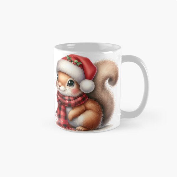 Item preview, A0551 Cozy Christmas Squirrel – Adorable Squirrel-Themed Collectible, Perfect Holiday Gift, Festive Decor, Premium Quality Design designed and sold by angieart68.