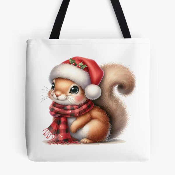 Item preview, A0551 Cozy Christmas Squirrel – Adorable Squirrel-Themed Collectible, Perfect Holiday Gift, Festive Decor, Premium Quality Design designed and sold by angieart68.