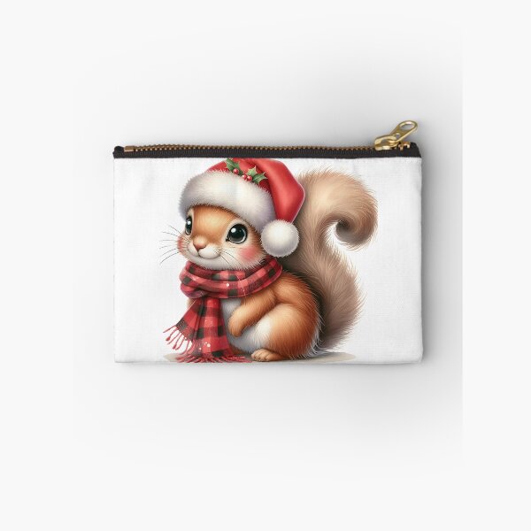 Item preview, A0551 Cozy Christmas Squirrel – Adorable Squirrel-Themed Collectible, Perfect Holiday Gift, Festive Decor, Premium Quality Design designed and sold by angieart68.