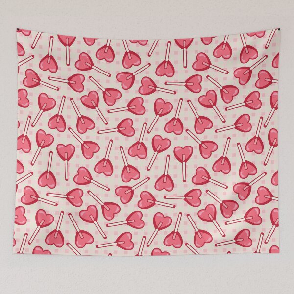 Item preview, Cute and Lovely Valentine's Day Heart Lollipop Pattern designed and sold by tartagain.