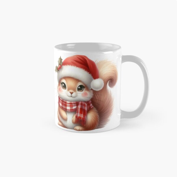Item preview, A0551 Cozy Christmas Squirrel – Adorable Squirrel-Themed Collectible, Perfect Holiday Gift, Festive Decor, Premium Quality Design designed and sold by angieart68.