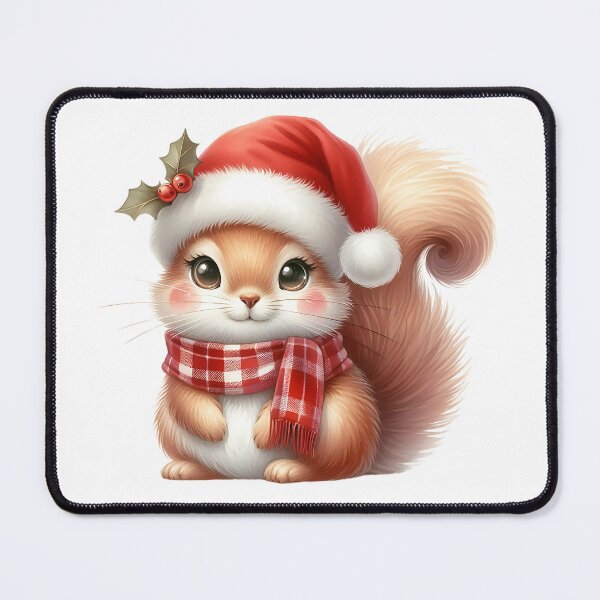 Item preview, A0551 Cozy Christmas Squirrel – Adorable Squirrel-Themed Collectible, Perfect Holiday Gift, Festive Decor, Premium Quality Design designed and sold by angieart68.