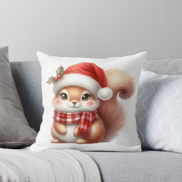 Item preview, A0551 Cozy Christmas Squirrel – Adorable Squirrel-Themed Collectible, Perfect Holiday Gift, Festive Decor, Premium Quality Design designed and sold by angieart68.