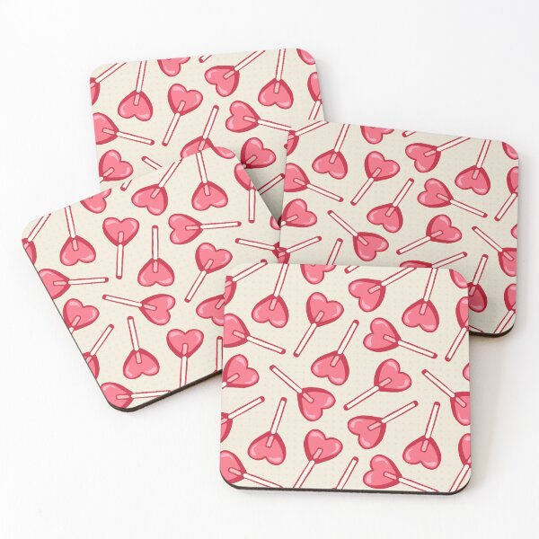 Item preview, Cute and Lovely Valentine's Day Heart Lollipop Pattern designed and sold by tartagain.