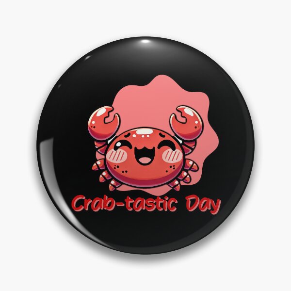 Artikelvorschau, Krabben-Geschmackstag, Happy Kawaii Crab entworfen und verkauft von LWOI.