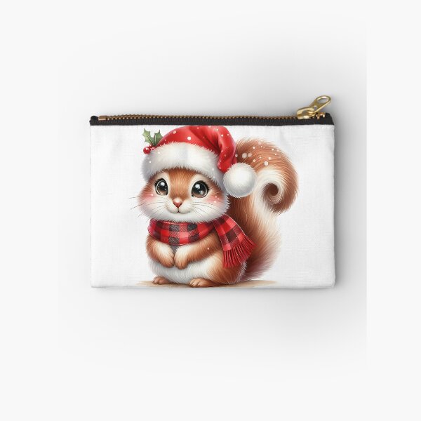 Item preview, A0551 Cozy Christmas Squirrel – Adorable Squirrel-Themed Collectible, Perfect Holiday Gift, Festive Decor, Premium Quality Design designed and sold by angieart68.