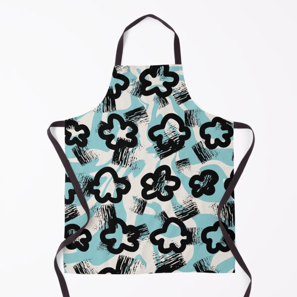 Item preview, Abstract blue, white and black, grovy pattern designed and sold by Abelievingheart.