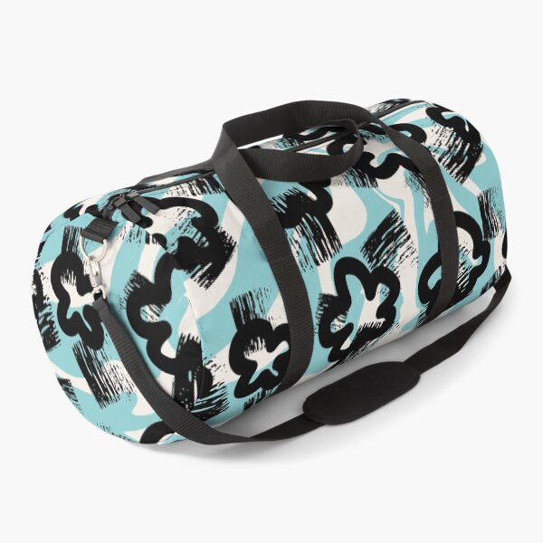 Item preview, Abstract blue, white and black, grovy pattern designed and sold by Abelievingheart.