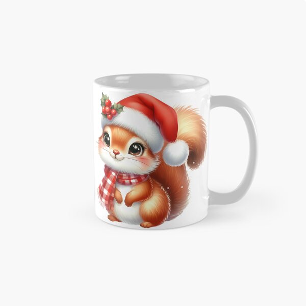 Item preview, A0551 Cozy Christmas Squirrel – Adorable Squirrel-Themed Collectible, Perfect Holiday Gift, Festive Decor, Premium Quality Design designed and sold by angieart68.
