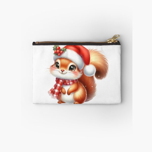 Item preview, A0551 Cozy Christmas Squirrel – Adorable Squirrel-Themed Collectible, Perfect Holiday Gift, Festive Decor, Premium Quality Design designed and sold by angieart68.