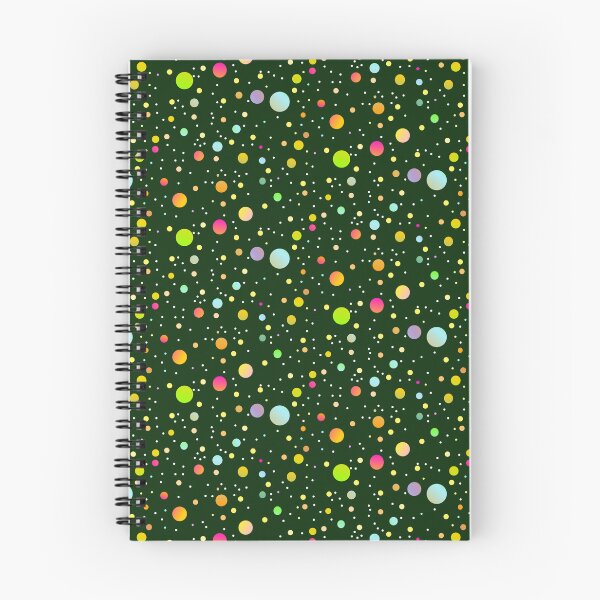 Item preview, Deep green colorful polka dot | Dark green bright fun spotted designed and sold by lausn.