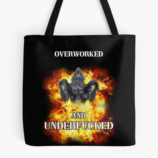 Item preview, overworked and underfucked edgy alpha sigma emo wolf designed and sold by InMyMentalEra.