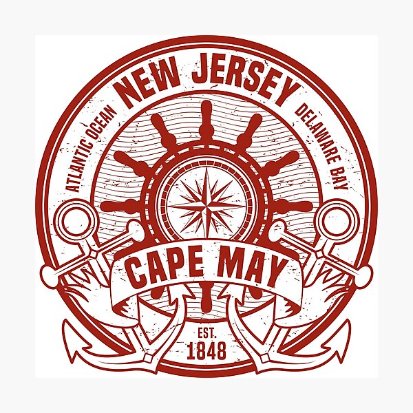 Item preview, Cape May, New Jersey, USA designed and sold by studio838.