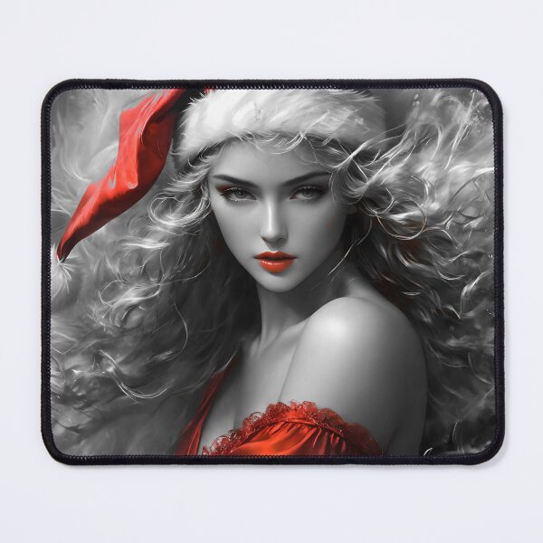 Item preview, Sandra Claus (ho,ho,ho) 1 bw designed and sold by deep-sea-birds.