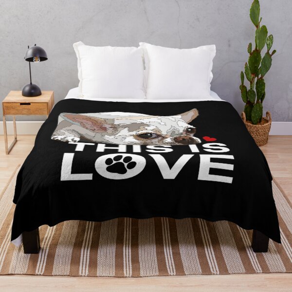 Item preview, This Is Love Chihuahua Dog designed and sold by Just-Arts-4U.