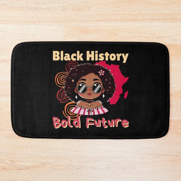 Item preview, black history bold Future, ChibiChibi girl with afro sunglasses  designed and sold by LWOI.