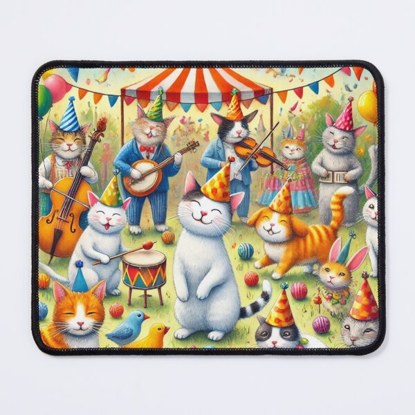Item preview, Cats' Festival with Animal Friends designed and sold by Alta-store.
