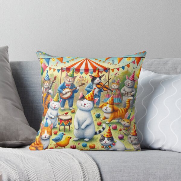 Item preview, Cats' Festival with Animal Friends designed and sold by Alta-store.