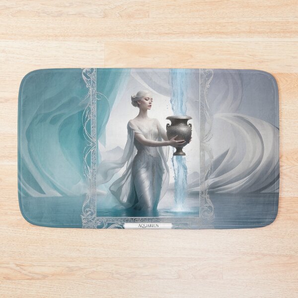 Item preview, Aquarius Tarot-Inspired Zodiac Art by LaLi Designs designed and sold by LaLi-Designs.