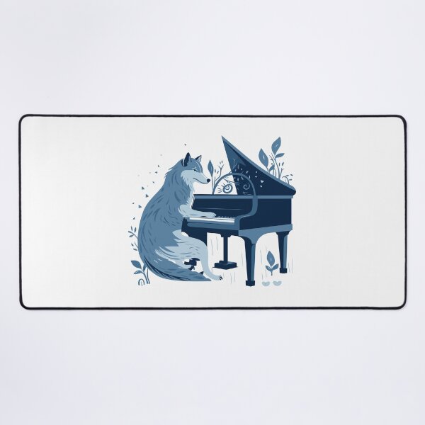Item preview, Wolf Playing Piano designed and sold by Amir Faysal.