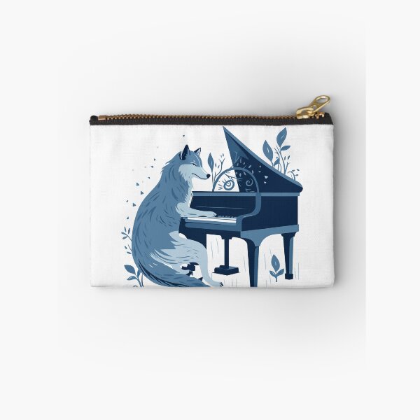Item preview, Wolf Playing Piano designed and sold by Amir Faysal.