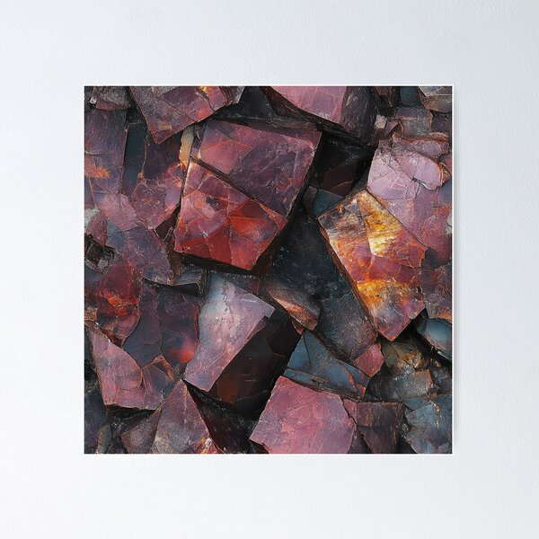 Item preview, Dark Red Cracked Stone designed and sold by DigitaICraft.