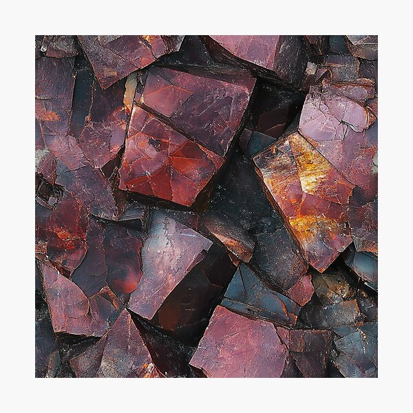 Item preview, Dark Red Cracked Stone designed and sold by DigitaICraft.