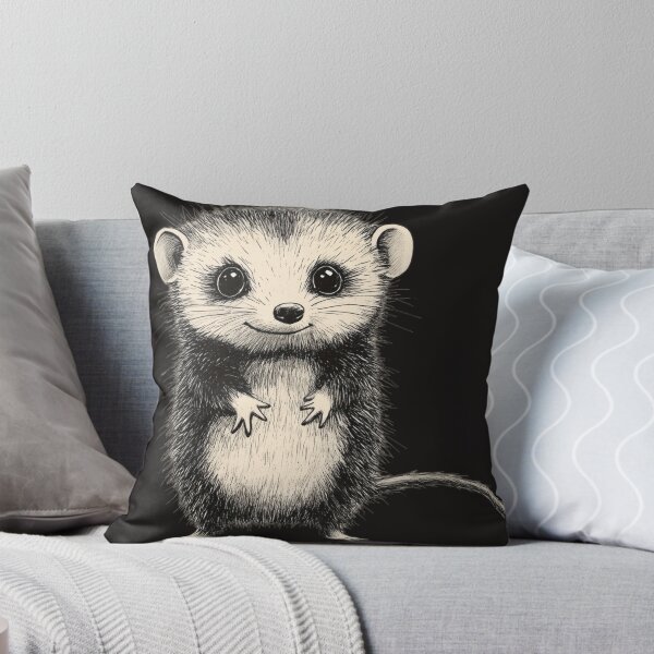 Item preview, Adorable Spiky Opossum - Cute and Quirky Animal Design designed and sold by wahyuart21.