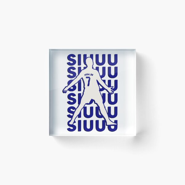 Item preview, Siuuu Cristiano Ronaldo CR7 Meme Art - Perfect for Soccer Fans designed and sold by Quote Frame.