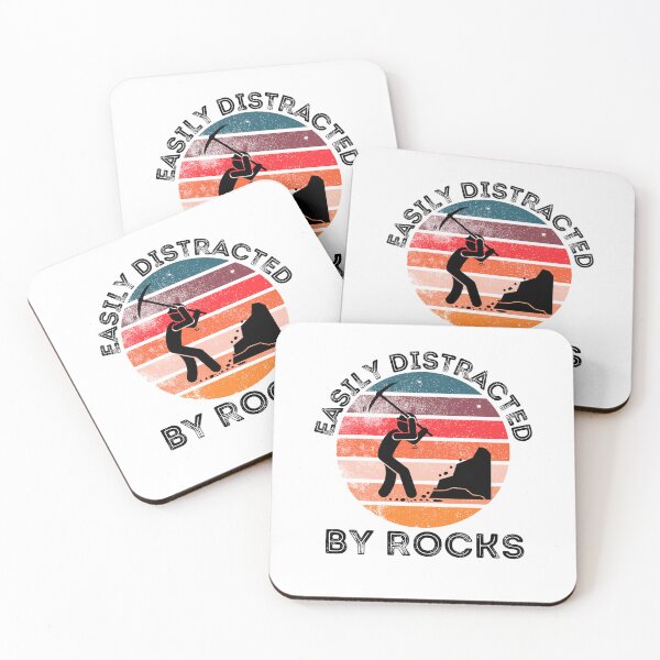 Item preview, Easily distracted by rocks designed and sold by belladesign7.