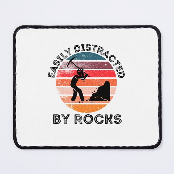Item preview, Easily distracted by rocks designed and sold by belladesign7.